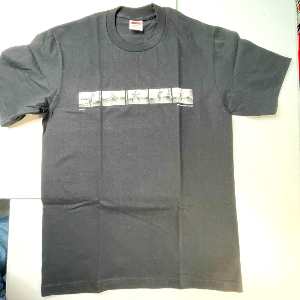 Supreme Black Color Milford Graves Mens Small Size Graphic Tee Shirt